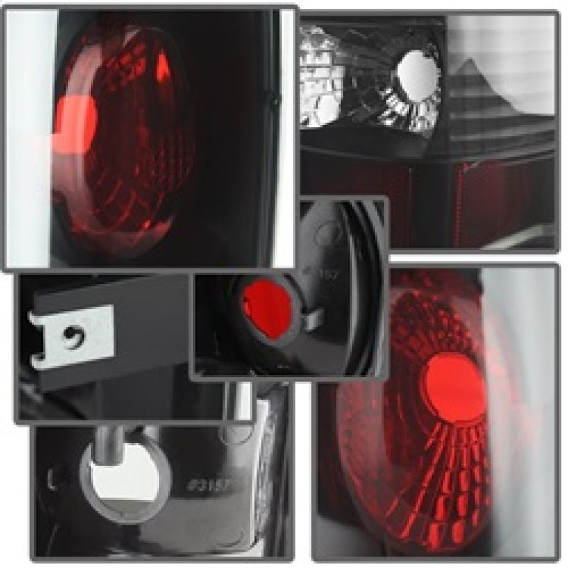 Spyder Chevy Silverado 1500 99-02 (Not Fit Stepside) Euro Style Tail Lights Blk Smke ALT-YD-CS99-BSM