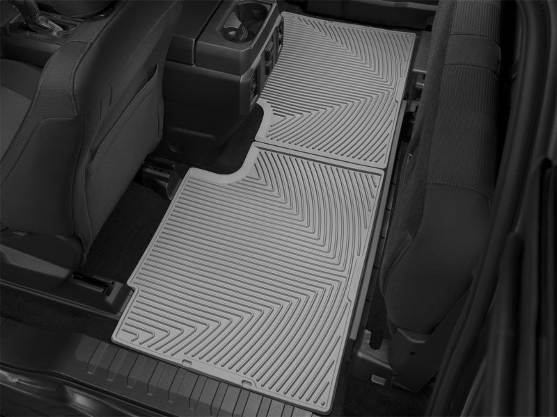 WeatherTech 2015-2020 Ford F-150 Rear Rubber Mats - Grey