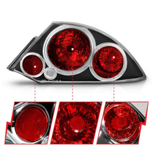 Load image into Gallery viewer, ANZO 2000-2005 Mitsubishi Eclipse Taillights Black