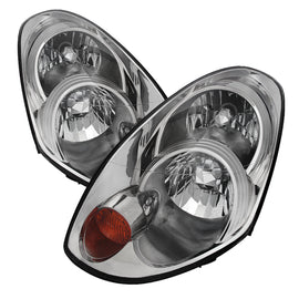 xTune Infiniti G35 05-06 Sedan Crystal Headlights Xenon/Hid Model Only Chrome HD-JH-IG354D-HID-C
