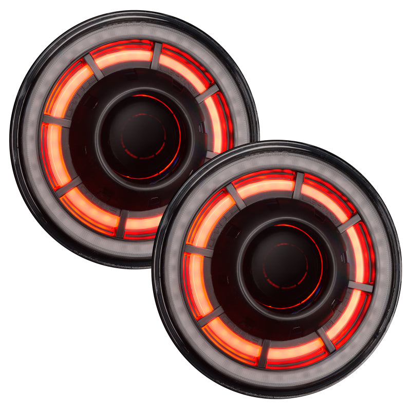 ORACLE Lighting 0718 Jeep Wrangler JK Oculus 7in ColorSHIFT BiLED Projector Headlights