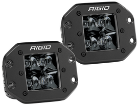 Rigid Industries D2 - Midnight Edition Flush Mount Spot Lights - Underdog Motorsports