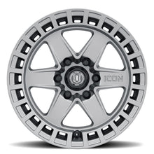 Load image into Gallery viewer, ICON Raider 17x8.5 6x5.5 0mm Offset 4.75in BS Titanium Wheel