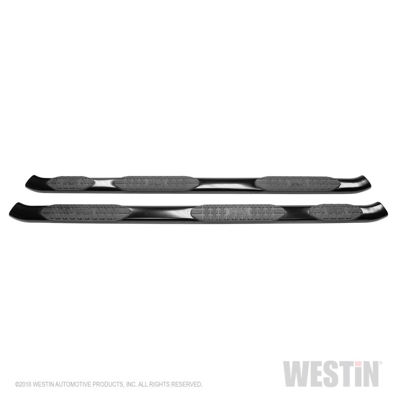 Westin 2017-2018 Ford F-250/350 SuperCab (6.75ft Bed) PRO TRAXX 5 WTW Oval Nerf Step Bars - Black