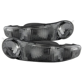 xTune GMC Sierra Denali 00-06 Bumper Lights Smoke CBL-GD00-SM