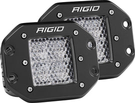Rigid Industries Dually - Flush Mount - 60 Deg. Lens - Set of 2 - Underdog Motorsports