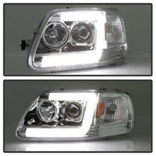 Load image into Gallery viewer, Spyder 97-03 Ford F-150 (After 6/1997) V2 Proj Headlights DRL LED - Chrm (PRO-YD-FF15097V2-LB-C)