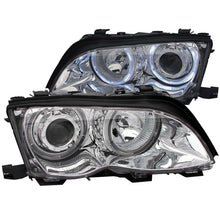 Load image into Gallery viewer, ANZO 2002-2005 BMW 3 Series E46 Projector Headlights w/ Halo Chrome