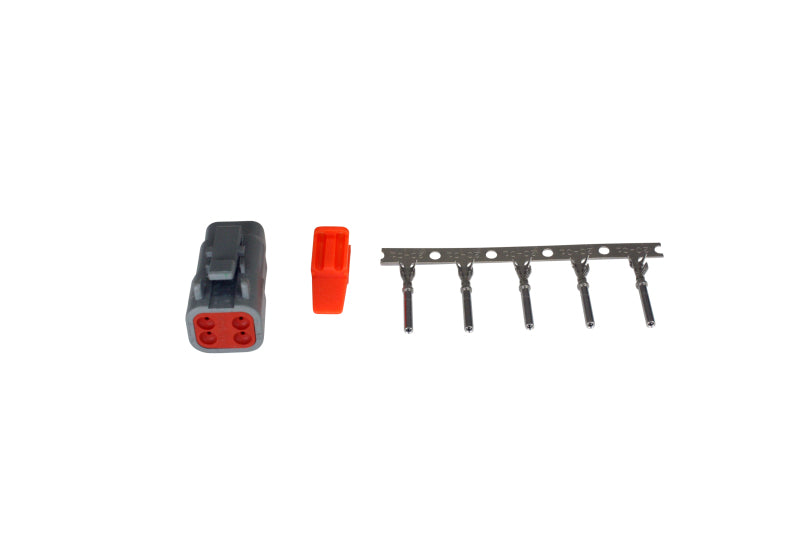 AEM DTM Style 4-Way Receptacle Connector Kit with 5 Female Pins