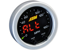 Load image into Gallery viewer, AEM X-Series 0-160 MPH Black Bezel w/ Black Face GPS Speedometer Gauge