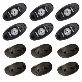 Rigid Industries Rock Light Kit- Amber (6 lights) - Underdog Motorsports