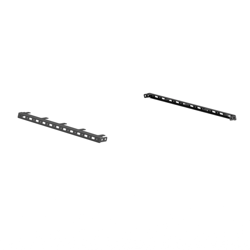 Road Armor TRECK Dual Upper 5-1/2-6ft Bed Accessory Rail & 5-Light Mounts - Tex Blk (Pair) - Underdog Motorsports