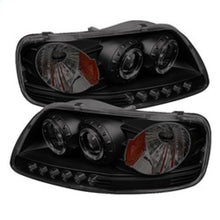 Load image into Gallery viewer, Spyder Ford F150 97-03 Projector - LED Halo Amber Reflctr LED Blk Smke PRO-YD-FF15097-1P-AM-BSM