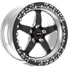 Load image into Gallery viewer, Weld S71 17x10 / 5x5 BP / 7.2in. BS 43mm O/S Black Wheel (HighPad) - Single Beadlock