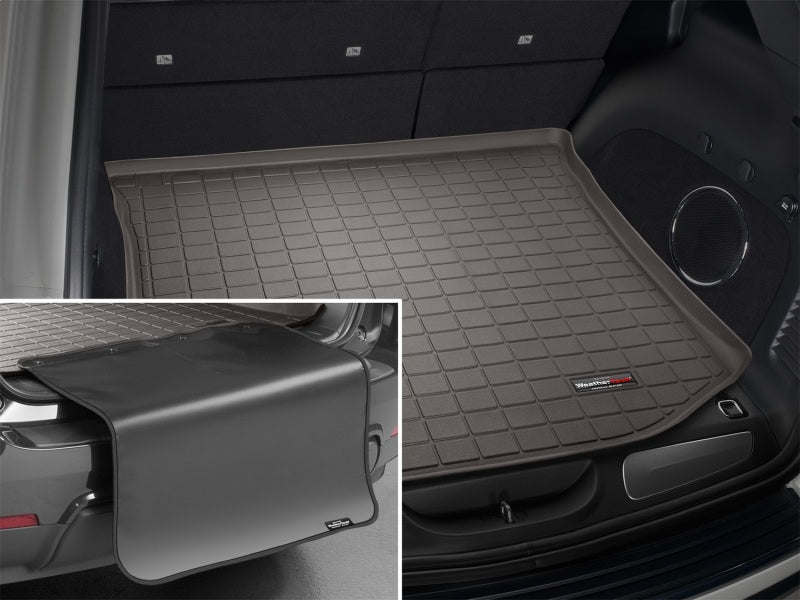 WeatherTech 2011+ Jeep Grand Cherokee Cargo With Bumper Protector - Cocoa