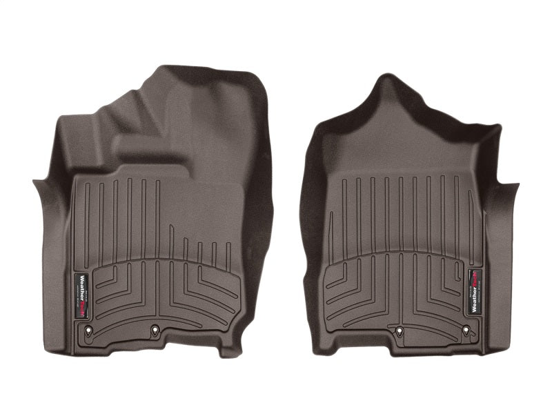 WeatherTech 2016+ Nissan Titan XD Front FloorLiner - Cocoa