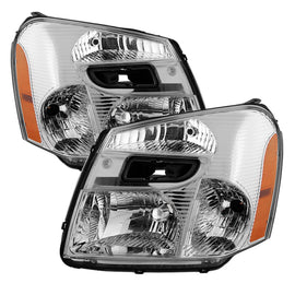 xTune Chevy Equinox 05-09 OEM Style Headlights Chrome HD-JH-CEQ05-AM-C