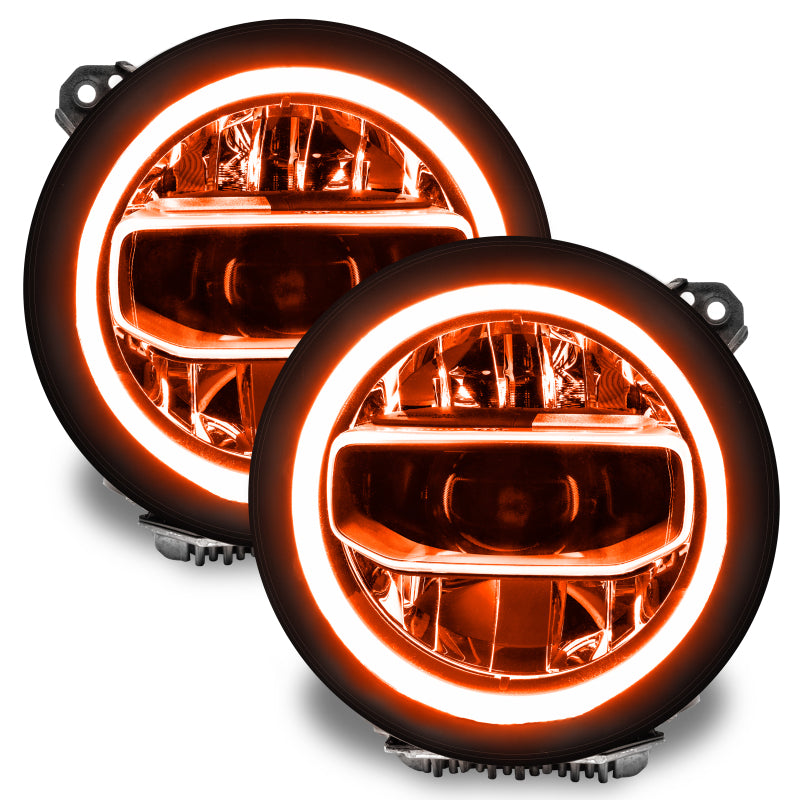 Oracle Jeep Wrangler JL/Gladiator JT RGB+W Headlight DRL Kit - ColorSHIFT w/o Cntrl