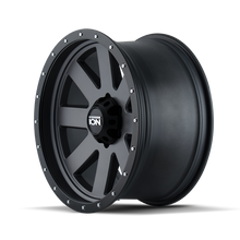 Load image into Gallery viewer, ION Type 134 20x9 / 5x150 BP / 0mm Offset / 110mm Hub Matte Gunmetal/Black Beadlock Wheel