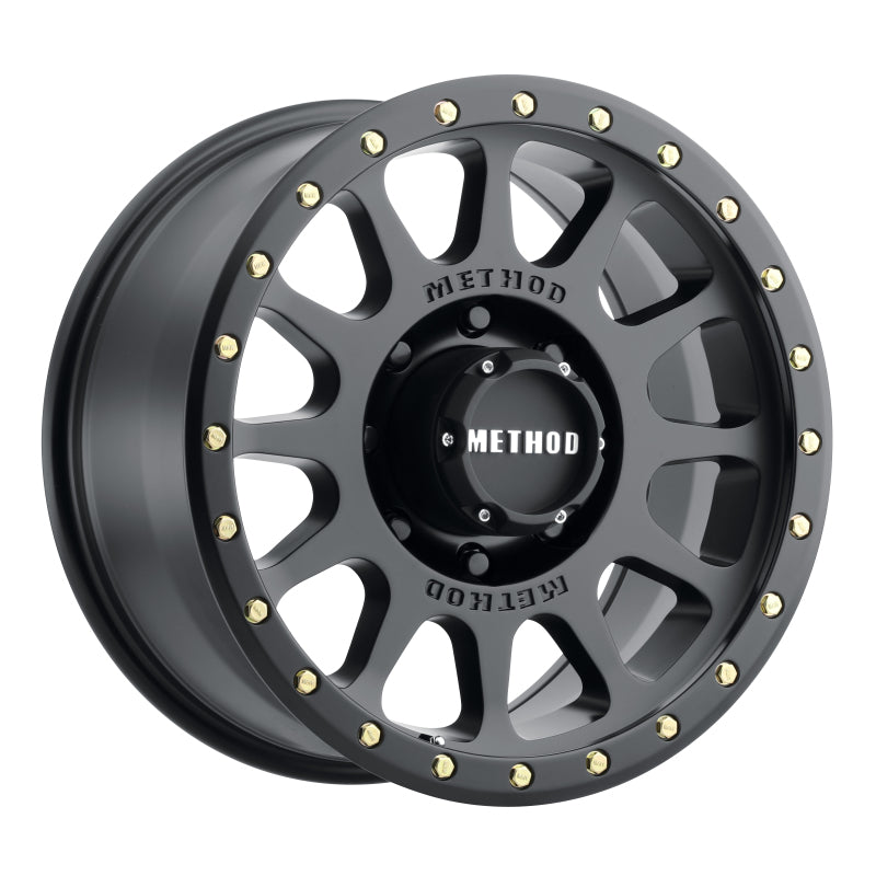 Method MR305 NV 18x9 -12mm Offset 8x6.5 130.81mm CB Matte Black Wheel