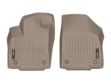 Load image into Gallery viewer, WeatherTech 22-23 Jeep Grand Wagoneer/Wagoneer Rear Front Rubber Mats - Tan (8 Passenger)