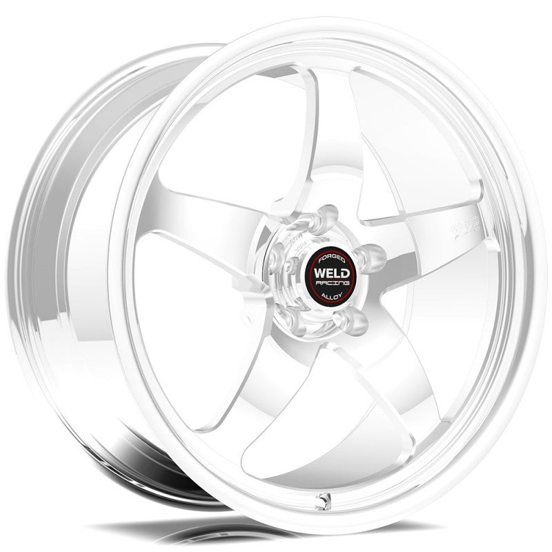 Weld S71 17x10 / 5x5 BP / 7.2in. BS Polished Wheel (High Pad) - Polished Single-Beadlock