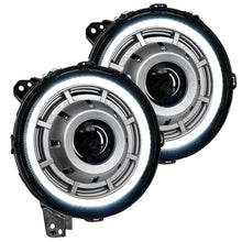 Load image into Gallery viewer, Oracle Oculus BiLED Projector Headlights for Jeep JL/Gladiator JT  Satin Silver 5500K