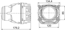 Load image into Gallery viewer, Hella 90mm Bi-LED High - Low Beam 2nd Gen (SAE) Module