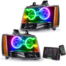 Load image into Gallery viewer, Oracle 07-13 Chevy Avalanche Pre-Assembed SMD Headlights - ColorSHIFT w/ 2.0 Controller