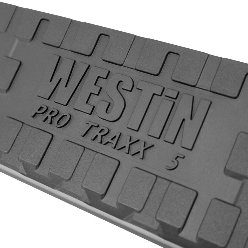 Westin 1999-2016 Ford F-250/350/450/550 Crew Cab PRO TRAXX 5 Oval Nerf Step Bars - Black