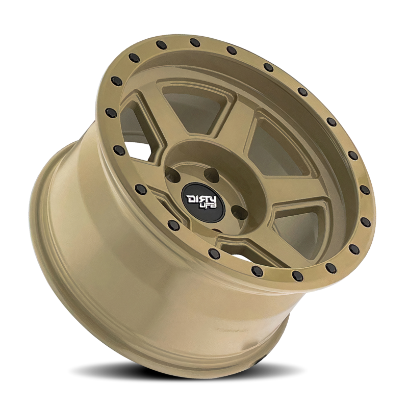 Dirty Life 9315 Compound 17x9 / 5x139.7 BP / -12mm Offset / 108mm Hub Desert Sand Wheel