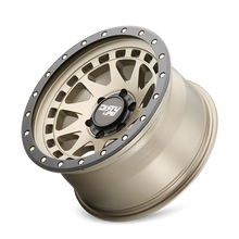 Load image into Gallery viewer, Dirty Life 9311 Enigma Pro 17x9/6x139.7 BP/-12mm Offset/106mm Hub Satin Gold Wheel - Beadlock