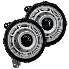 Load image into Gallery viewer, Oracle Oculus BiLED Projector Headlights for Jeep JL/Gladiator JT  Satin Silver 5500K