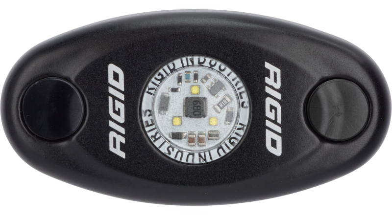 Rigid Industries A-Series Light - Black - Low Strength - Amber - Underdog Motorsports