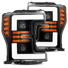 Load image into Gallery viewer, AlphaRex 17-19 Ford F-250 SD PRO-Series Proj Headlights Plank Style Black w/Activ Light/Seq Signal