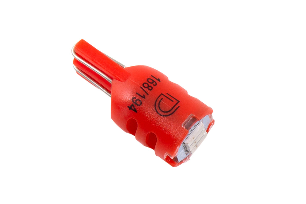 194 LED Bulb HP3 LED Red Short Single Diode Dynamics