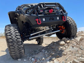 Jeep JL / JT 2.5 Ton Extreme Duty Tie Rod & Drag Link Assembly in Black Anodized Aluminum Fits 18-22 Jeep Wrangler JL 19-21 Gladiator JT Apex Chassis Kit is Fits a Dana 30 Axle with a lift exceeding 4.5 inches Requires Drilling