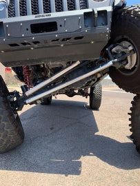 Jeep JL / JT 2.5 Ton Extreme Duty Tie Rod & Drag Link Assembly in Black Aluminum Fits 18-22 Jeep Wrangler 19-21 Gladiator Apex Chassis Note This kit is Fits a Dana 44 axle with a lift Exceeding 4.5 inches. Requires drilling the Knuckle