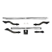 Load image into Gallery viewer, Jeep JL / JT 2.5 Ton Extreme Duty Tie Rod &amp; Drag Link Assembly in Polished Aluminum Fits 18-22 Jeep Wrangler 19-21 Gladiator Apex Chassis Note This kit is Fits a Dana 30 axle with a lift of 4.5 inches or less