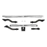 Jeep JL / JT 2.5 Ton Extreme Duty Tie Rod & Drag Link Assembly in Polished Aluminum Fits 18-22 Jeep Wrangler 19-21 Gladiator Apex Chassis Note This kit is Fits a Dana 30 axle with a lift of 4.5 inches or less