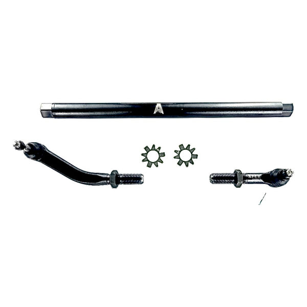 JK 2.5 Ton  Extreme Duty No Flip Drag Link Assembly in Steel Fits 07-18 Jeep Wrangler JK Fits a axles with a lift of 3.5 inches or less Apex Chassis