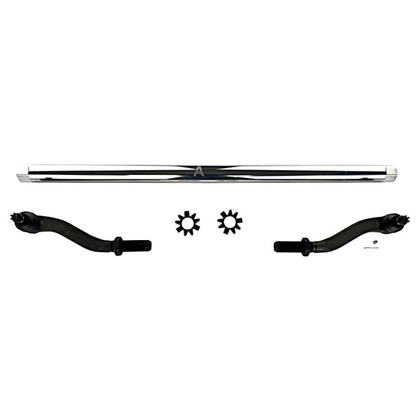 JK 2.5 Ton Extreme Duty Tie Rod Assembly in Polished Aluminum Apex Chassis