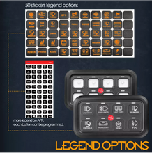 Load image into Gallery viewer, MULTIFUNCTION RGB SWITCH PANEL WITH BLUETOOTH CONTROLLED