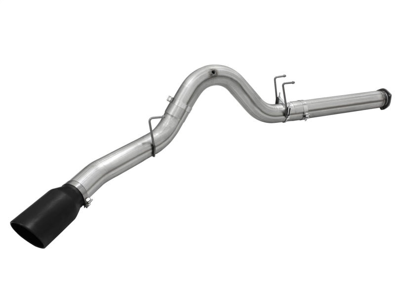 aFe Atlas Exhausts 5in DPF-Back Aluminized Steel Exhaust Sys 2015 Ford Diesel V8 6.7L (td) Black Tip
