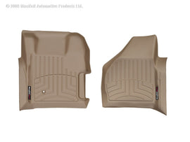 WeatherTech 08-10 Ford F250/F350/F450/F550 Super Duty Regular Cab Front FloorLiner - Tan