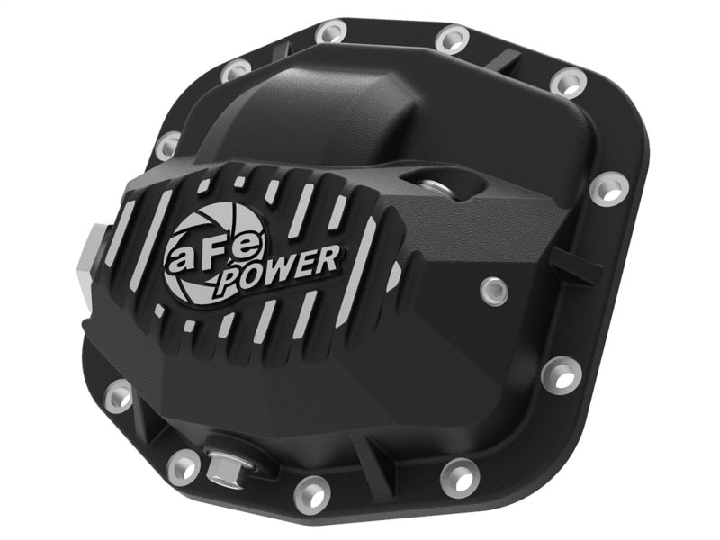 aFe Pro Series Front Differential Cover Black 2018+ Jeep Wrangler (JL) V6 3.6L (Dana M186)