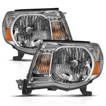 Load image into Gallery viewer, ANZO 2005-2011 Toyota Tacoma Crystal Headlight Chrome Amber