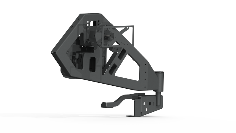 Road Armor 18-20 Jeep Wrangler JL Stealth Rear Tire Carrier Assembly - Tex Blk - Underdog Motorsports