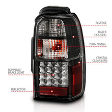 Load image into Gallery viewer, ANZO 2001-2002 Toyota 4 Runner LED Taillights Black