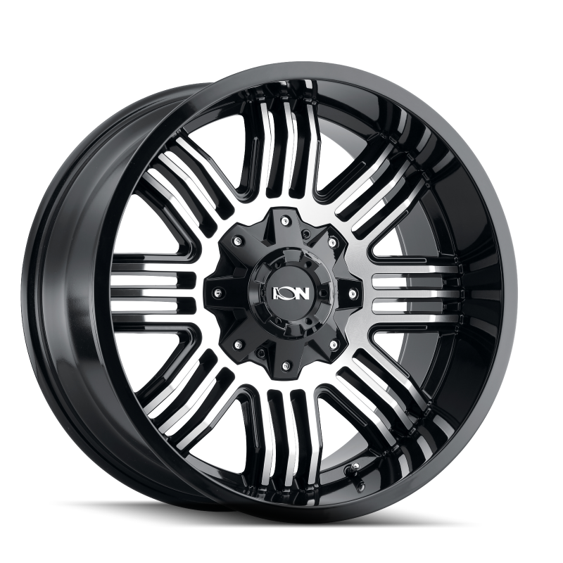 ION Type 144 17x9 / 8x170 BP / -12mm Offset / 125.2mm Hub Black/Machined Wheel